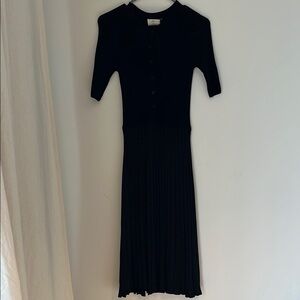 Elegant Black Midi Dress